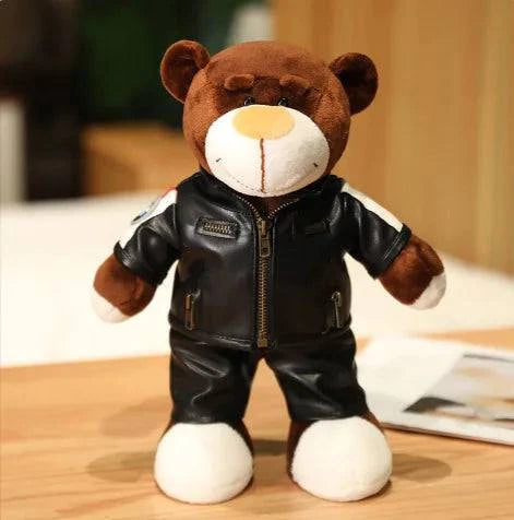 Motorcycle Helmet Racing Bear Decor - A fun, unique gift for bike lovers - Rafaga1