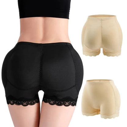 Lace Body Shaper Panties with Corset & Hip Pads - Rafaga1