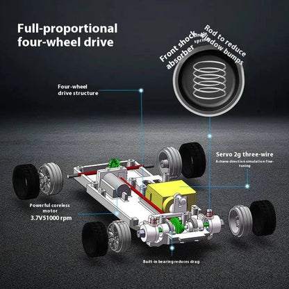 Four-wheel Drift Car Indoor Endurance Mini Rc Remote Control Car - Rafaga1