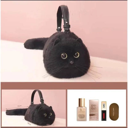 Women's Cute Handmade Cat Doll Bag - Rafaga1