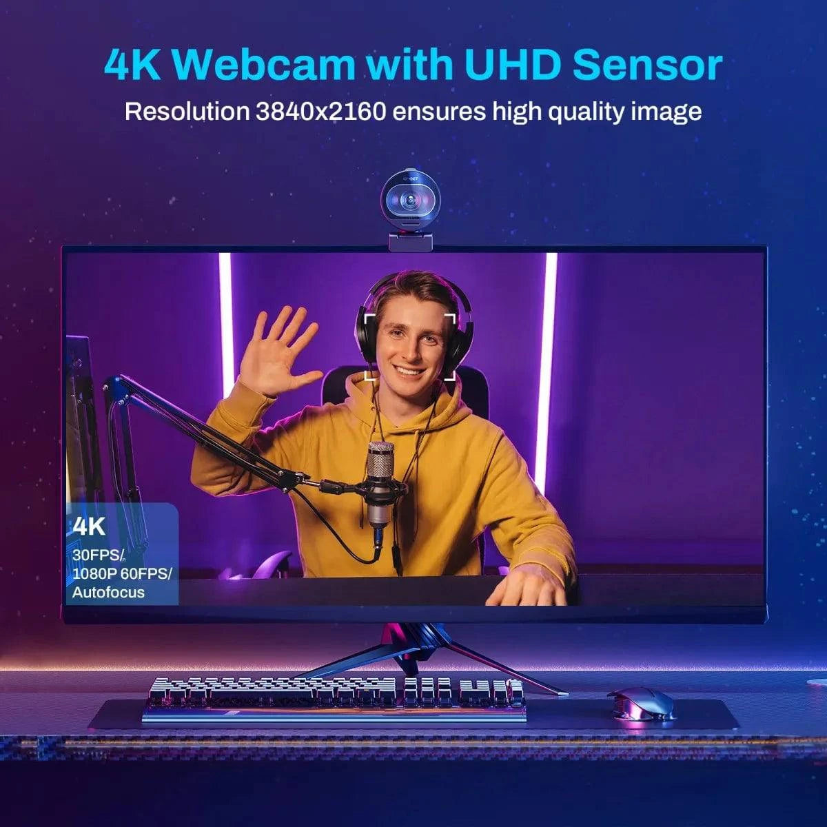 Ultra-clear 4K Live Broadcast Computer Camera - Rafaga1