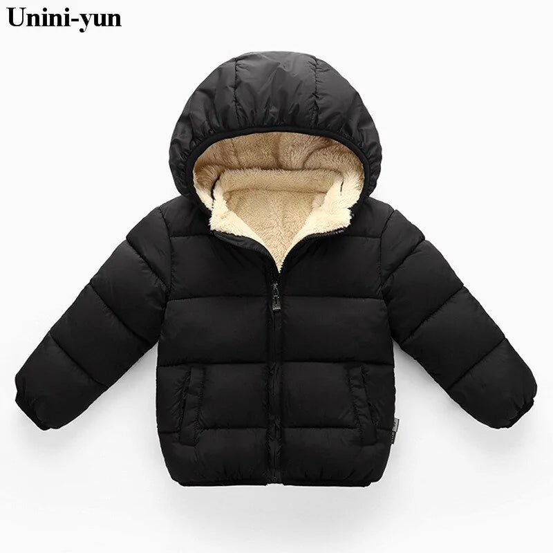 Kids Warm Hooded Coat - Rafaga1