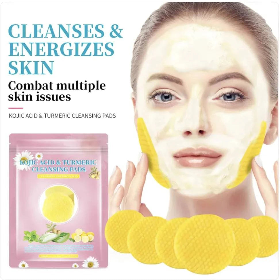 Turmeric Kojic Acid Cleansing & Oil Control Pads - Rafaga1