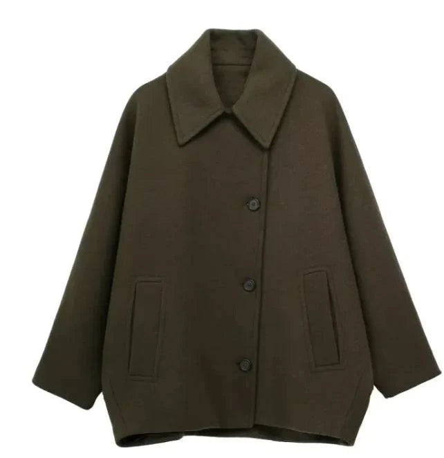 Cozy Chic Wool Coat - Rafaga1