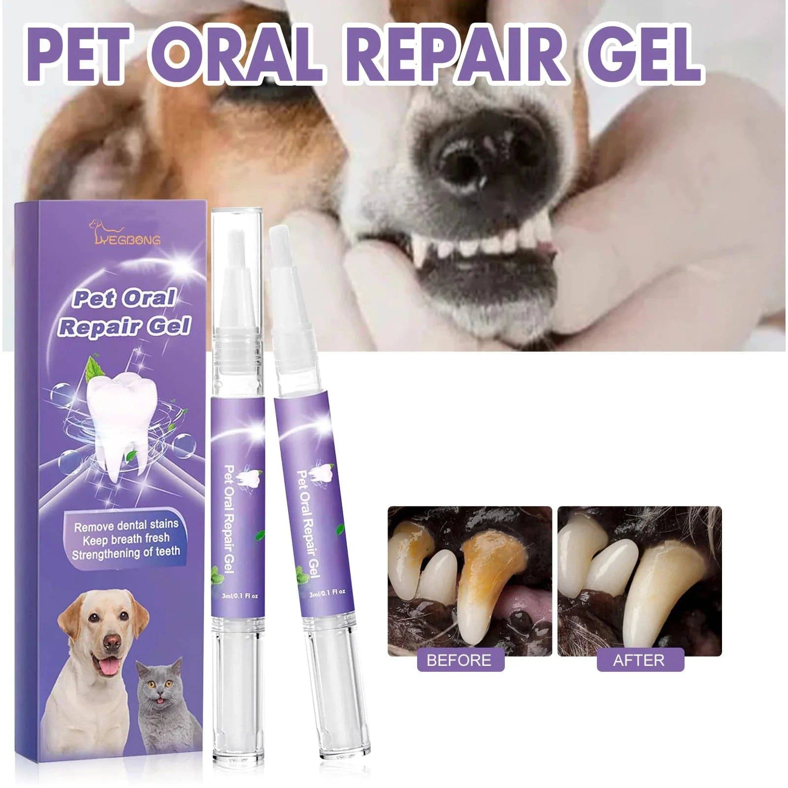 Pet Oral Repair Gel Care Cleaner - Rafaga1