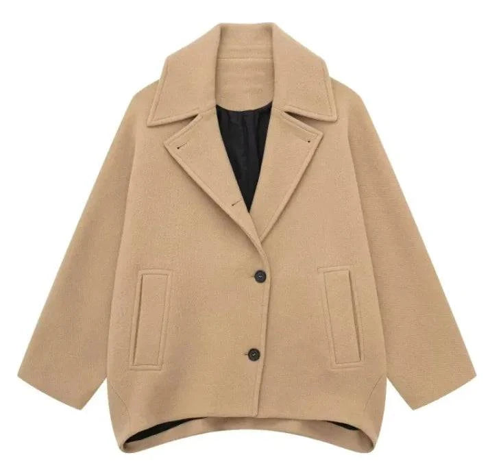 Cozy Chic Wool Coat - Rafaga1