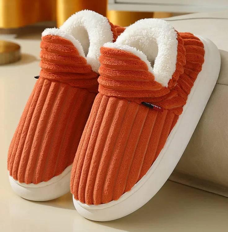 Men's & Women's Fleece Plush Cotton Slippers - Rafaga1