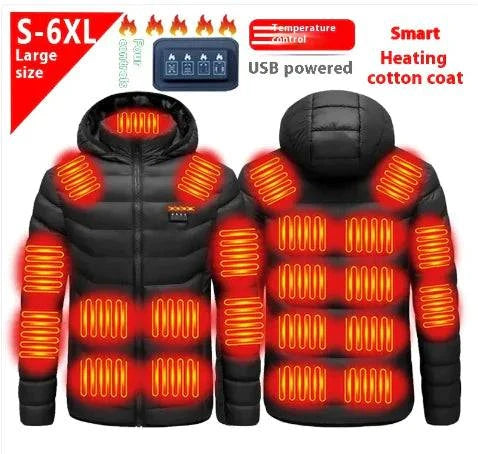 Men's 21 Heating Cotton-padded Jackets - Rafaga1