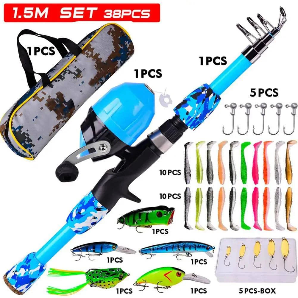 Kids Fishing Pole Set - Rafaga1