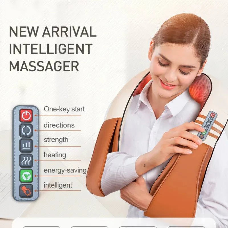 Car Six-Button Shoulder And Neck Massager - Rafaga1