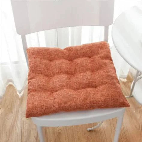 Nordic-Style Thick Linen Seat Cushion - Rafaga1