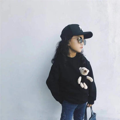 Childrens Teddy Bear Crewneck - Rafaga1