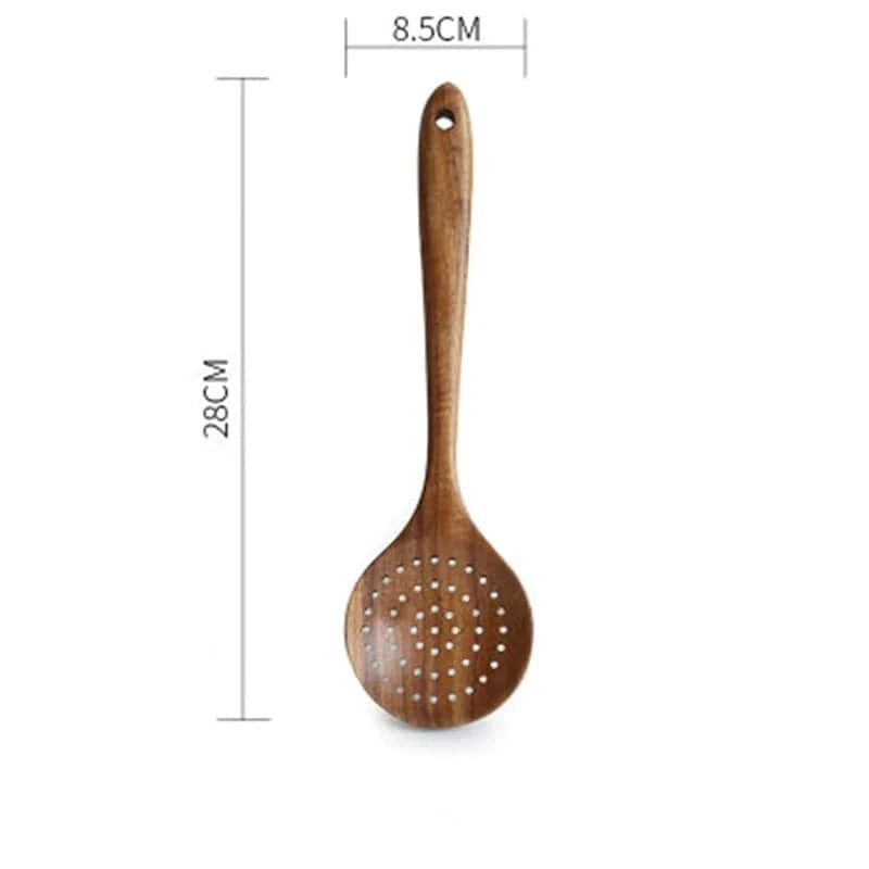 Essential Non-Stick Cookware & Wooden Spoon Set - Rafaga1