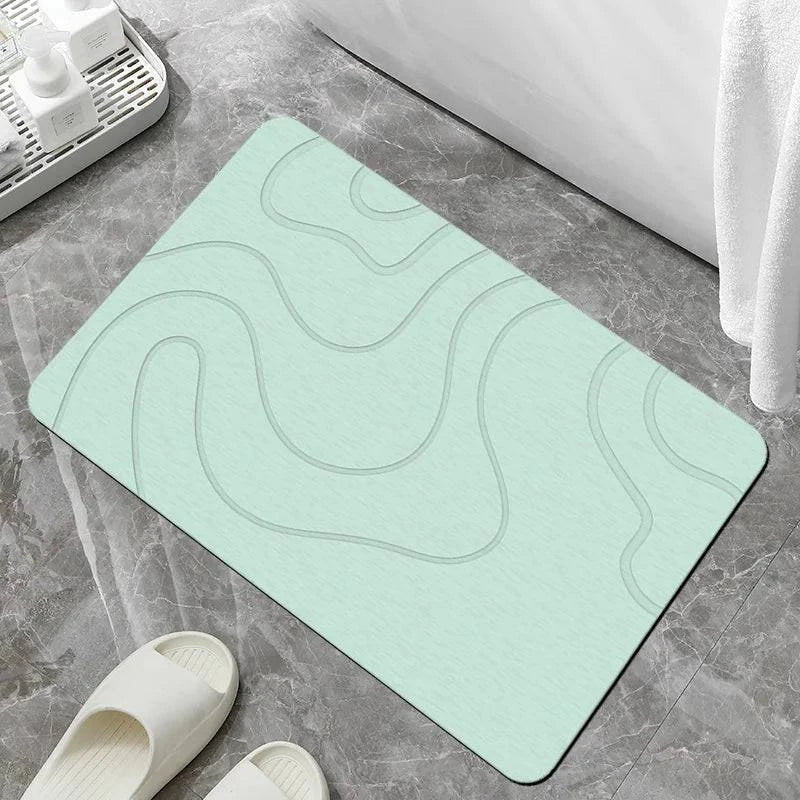 Non-Slip Diatom Absorbent Bathroom Mat - Rafaga1