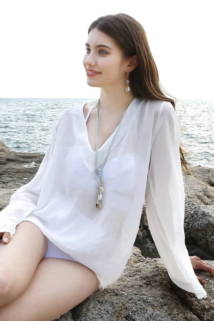 Ocean Style Shell Pendant Necklace - Rafaga1