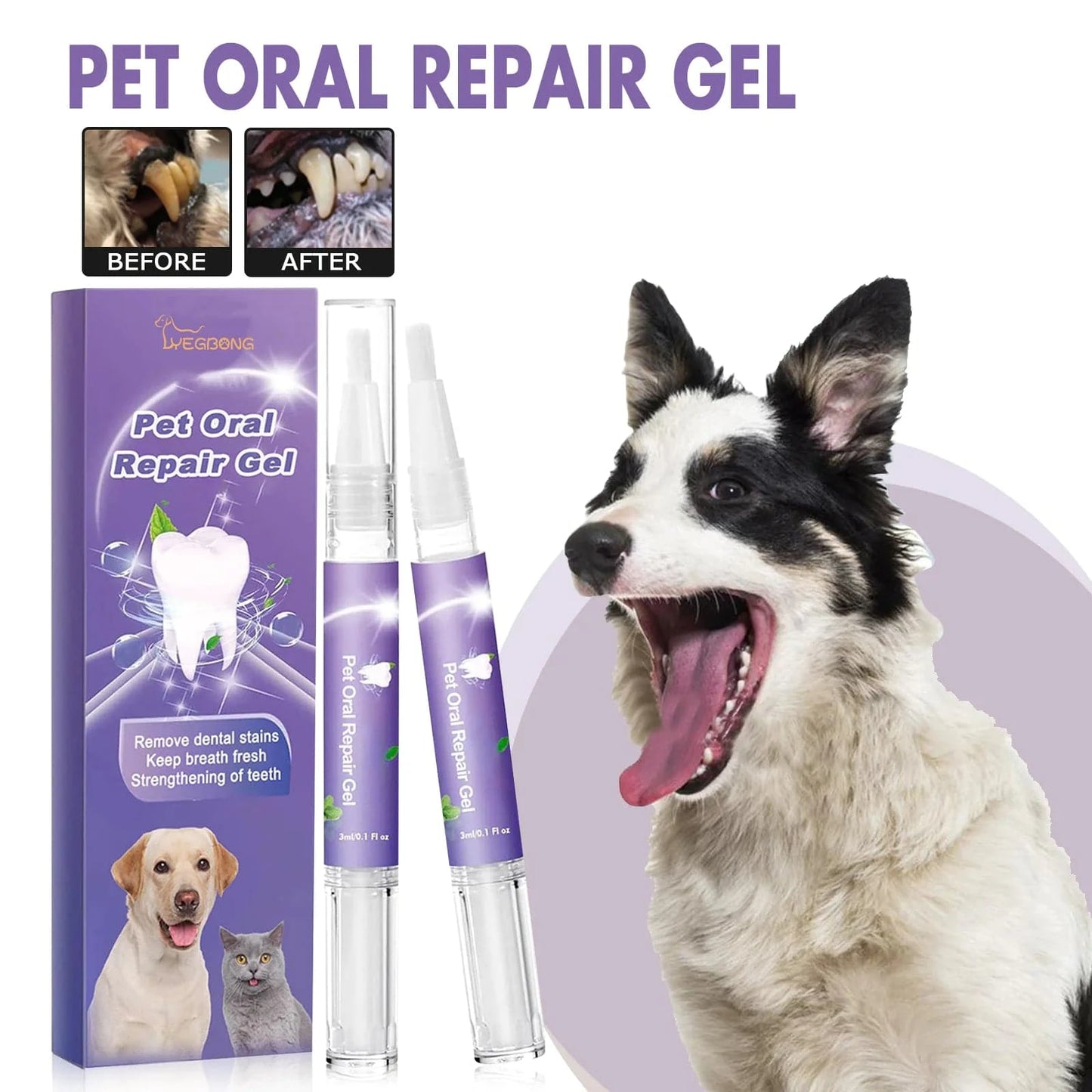 Pet Oral Repair Gel Care Cleaner - Rafaga1