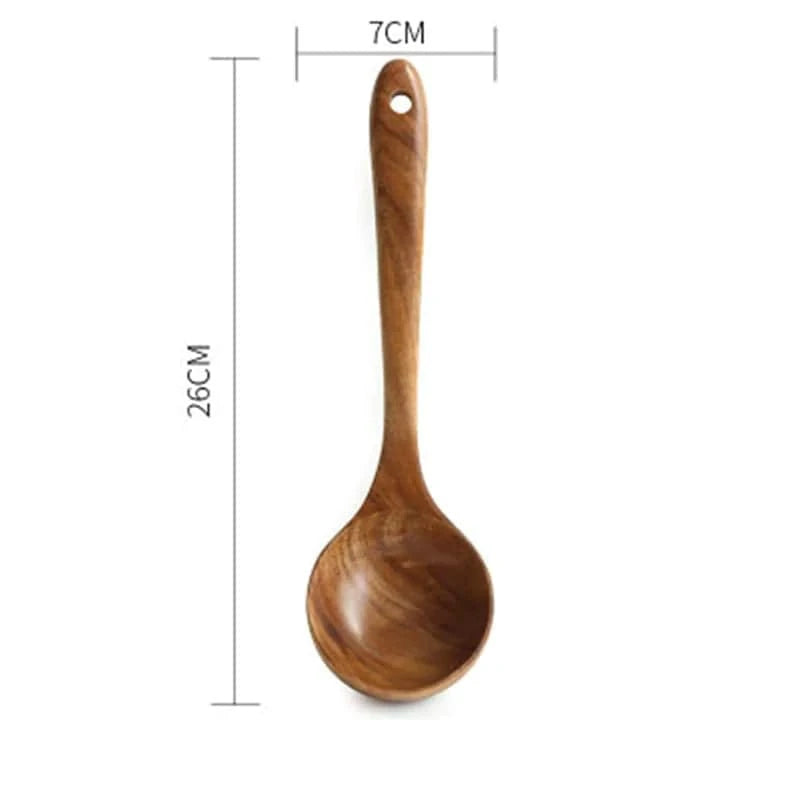 Essential Non-Stick Cookware & Wooden Spoon Set - Rafaga1