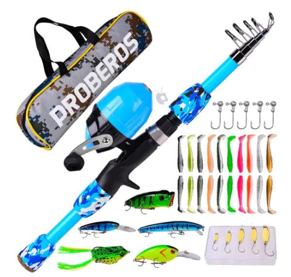 Kids Fishing Pole Set - Rafaga1