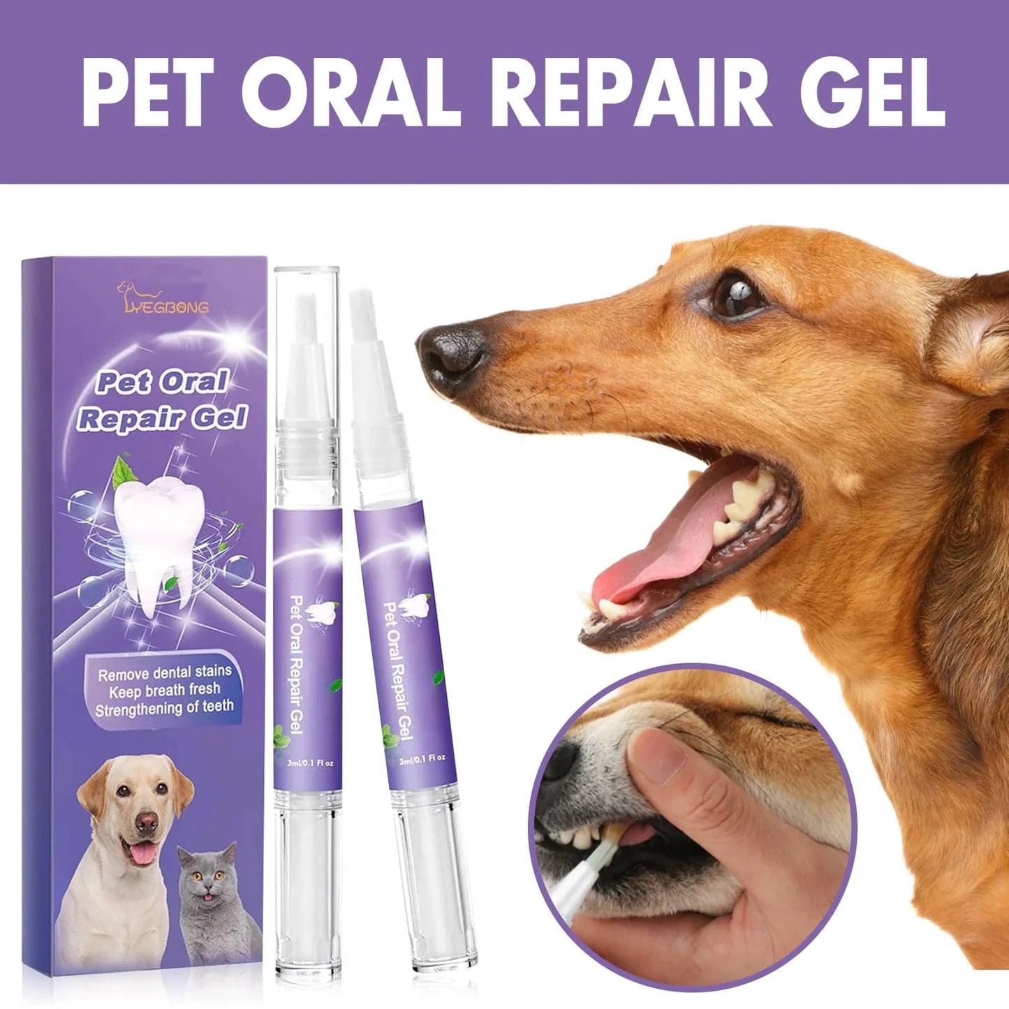 Pet Oral Repair Gel Care Cleaner - Rafaga1