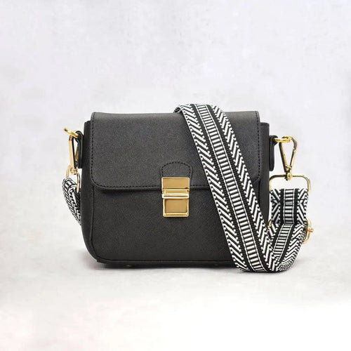 Tiny Leather Crossbody -Black (Option 1) - Rafaga1