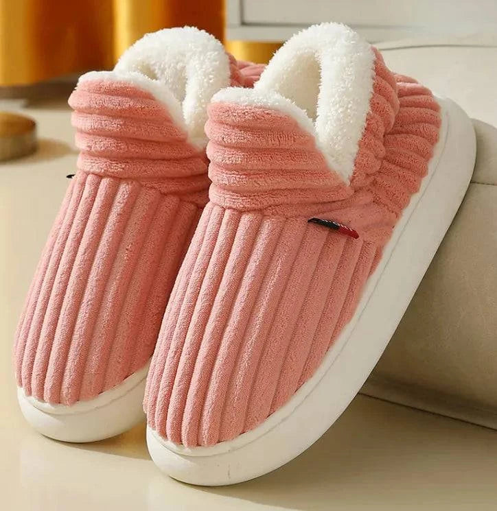 Men's & Women's Fleece Plush Cotton Slippers - Rafaga1