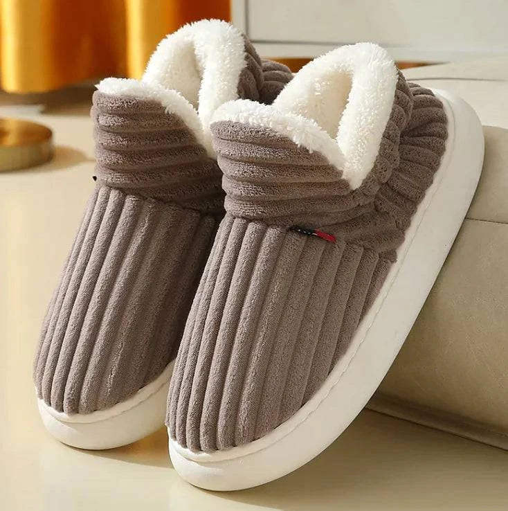 Men's & Women's Fleece Plush Cotton Slippers - Rafaga1