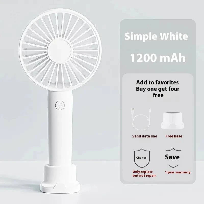 Portable Portable Mute Small Handheld Fan - Rafaga1