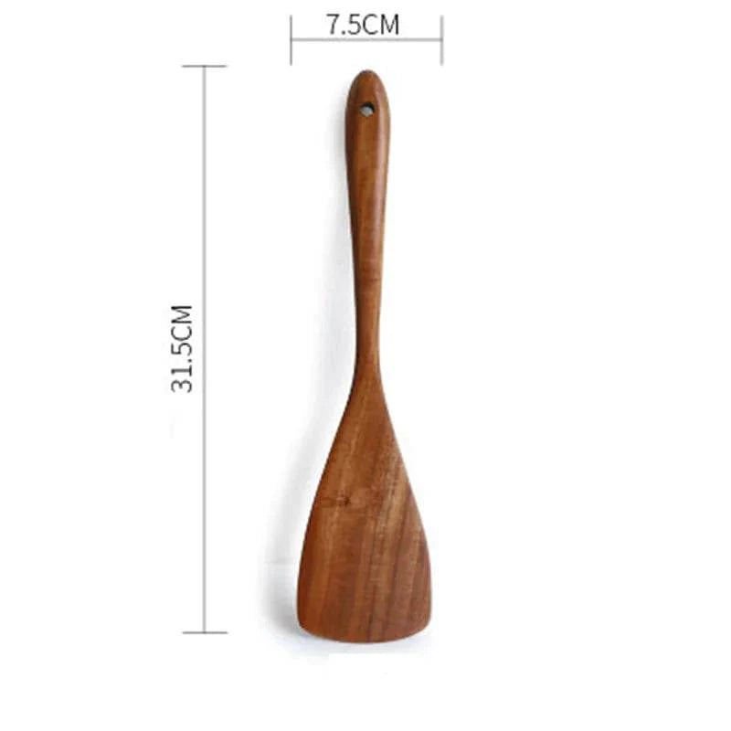 Essential Non-Stick Cookware & Wooden Spoon Set - Rafaga1