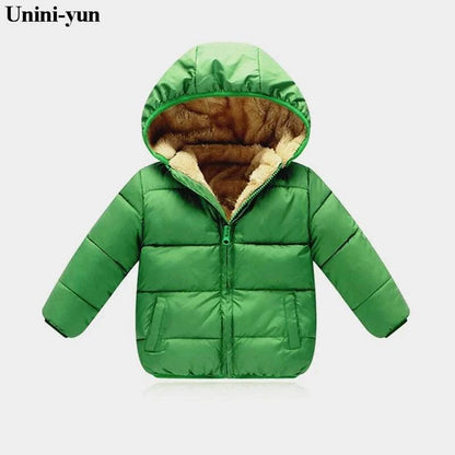 Kids Warm Hooded Coat - Rafaga1