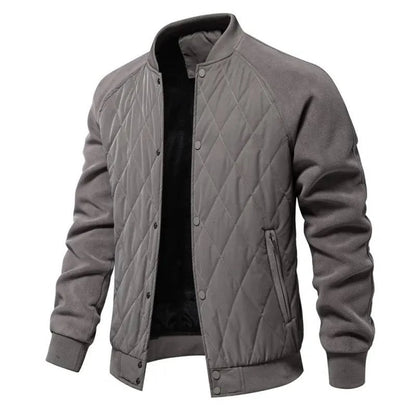 Mens Patchwork Thick Fleece Lined Jacket - Rafaga1