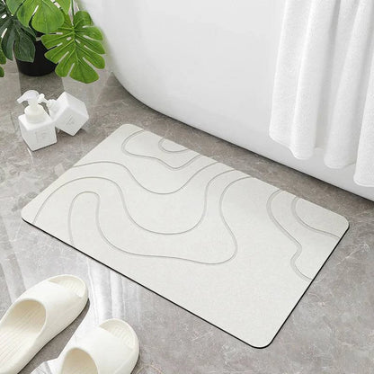 Non-Slip Diatom Absorbent Bathroom Mat - Rafaga1