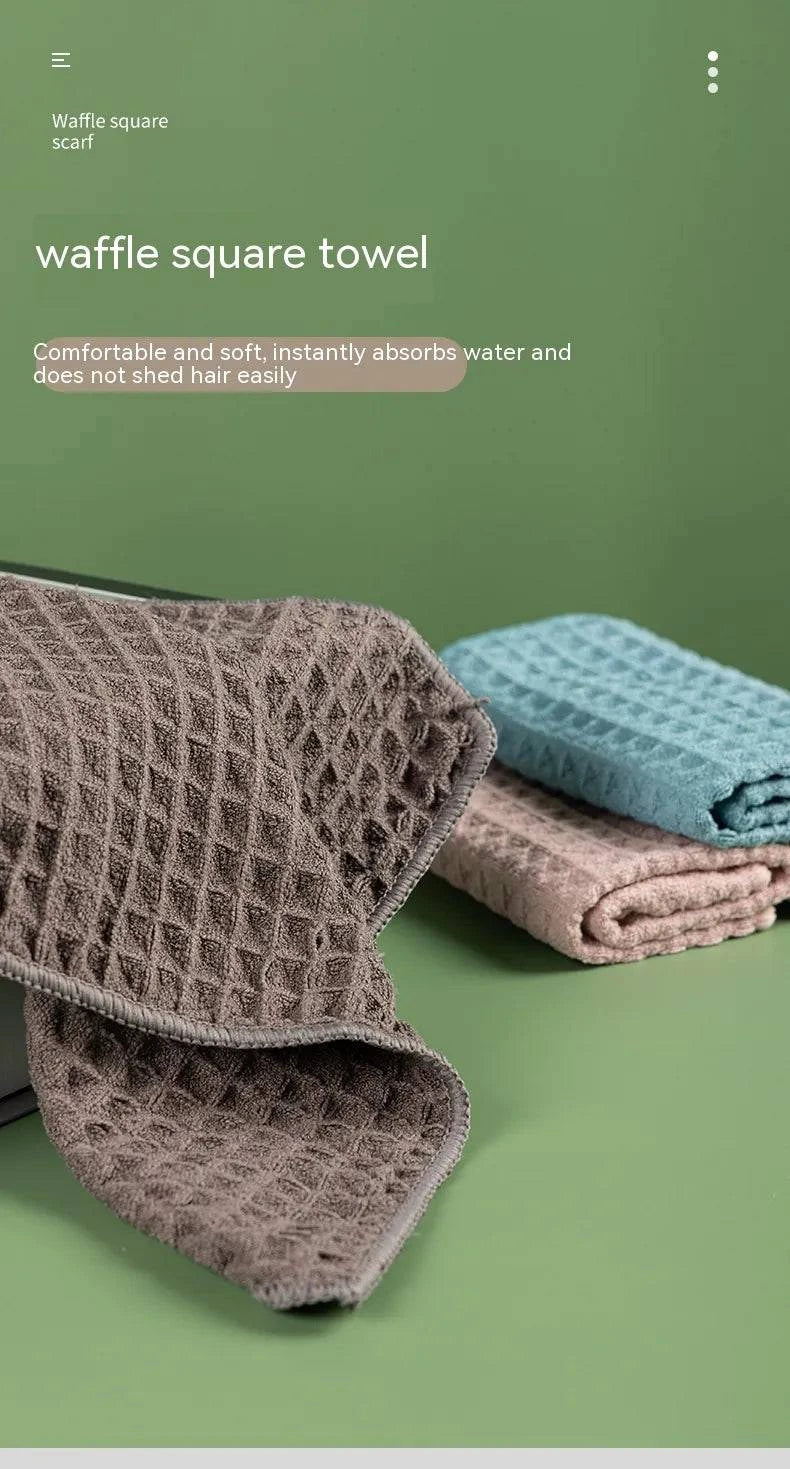 Microfiber Skin-friendly Non-lint Waffle Microfiber Towel - Rafaga1