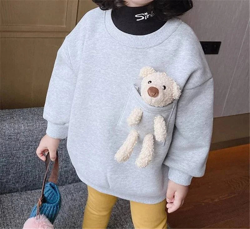 Childrens Teddy Bear Crewneck - Rafaga1