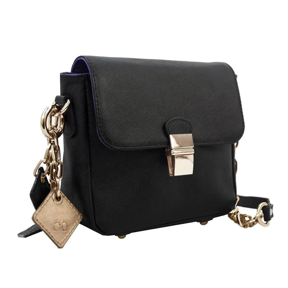 Tiny Leather Crossbody -Black (Option 1) - Rafaga1