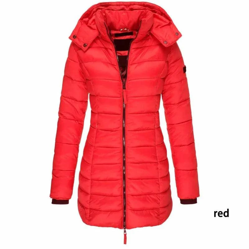 Mid-length Slim-fit Quilted Jacket - Rafaga1