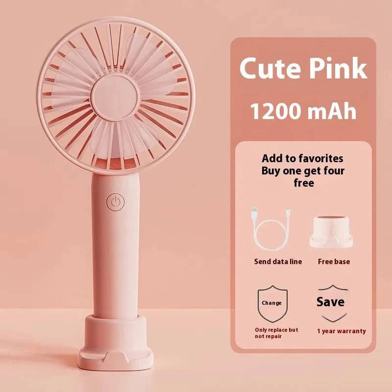 Portable Portable Mute Small Handheld Fan - Rafaga1