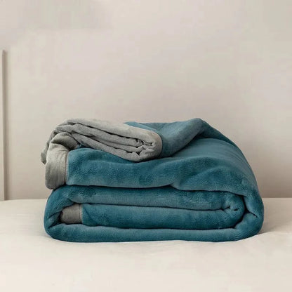 Simple Japanese Style Plain Milk Velvet Casual Blanket - Rafaga1