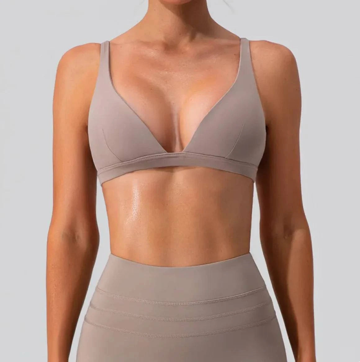 Nude Feel Shockproof Yoga Bra - Tight Sports Vest - Rafaga1